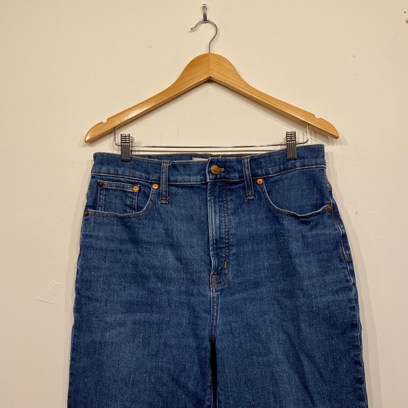 Madewell The Perfect Vintage Wide Leg Medium Wash Jeans Size 31 - Picture 5 of 5
